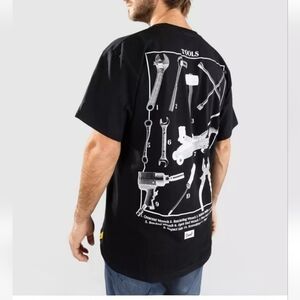 Donut Tools Black Graphic short Sleeve T-Shirt Size XL